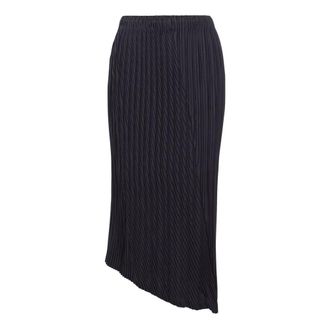 Issey Miyake Dames, Rokken, Blauw, Maat: 2XS Poliester