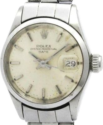 Rolex Pre-owned Oyster Perpetual Date 6516 - - Pre-owned - Donna - Grigio - ONE SIZE