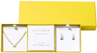 Kendra Scott Womens Caitlin Gift Set In Gold