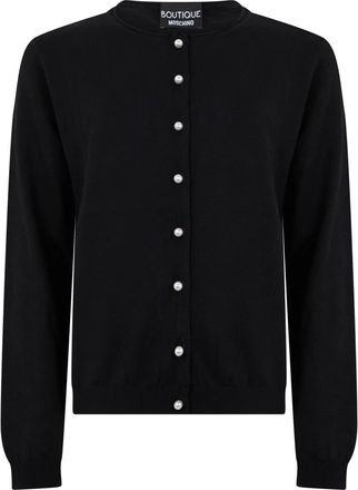 Moschino Cardigan Jumper - female - Moschino - Cardigans - Black - 2XL - Knitwear