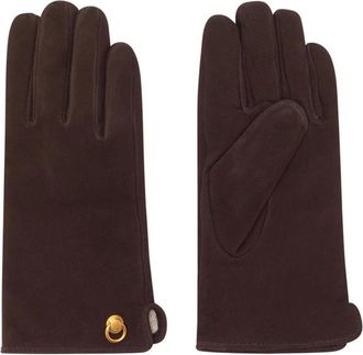 Gianni Chiarini Accessoires, unisex, Bruin, M, Leer, Handschoenen in zeemleer