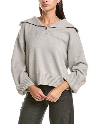 Rag & Bone Rag & Bone Quinn Polo Wool-Blend Sweater