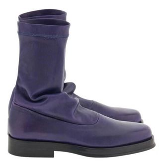 Ferragamo Furseo Nappa Sock Boots, Size 10 E
