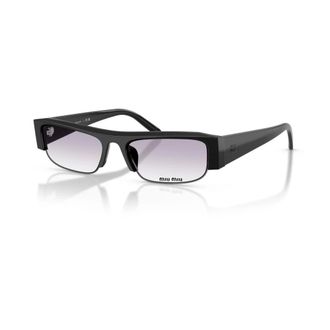 Miu Miu Sunglasses, female, Black, Size: 51 MM Squared Sunglasses