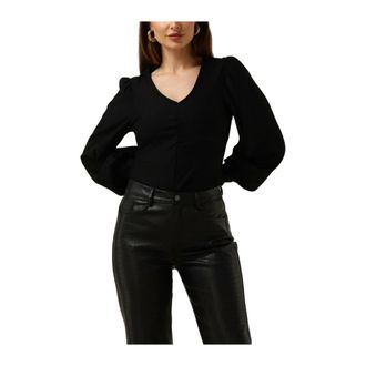 Gestuz Dames, Blouses & Shirts, Zwart, Maat: M