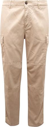 Eleventy Cargo Broek - Heren - Slim Fit Broeken - Beige - W34 - Katoen - Broeken