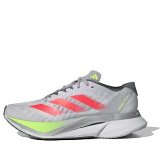 adidas (WMNS) adidas Adizero Boston 12 Dash Grey Lucid Red Lucid Lemon JI4473
