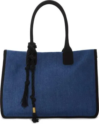 Vince Camuto Orla Denim Tote in Blue at Nordstrom