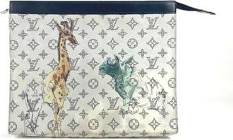 Louis Vuitton Pre-owned Clutches, female, White, Size: ONE SIZE Pre-owned Leather louis-vuitton-bags