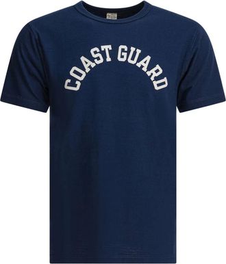 Buzz Rickson's T-shirt Coast Guard - Blu