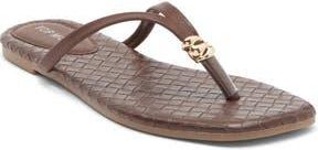 Top Moda Priscilla Flip Flop in Brown Pu at Nordstrom Rack, Size 6.5