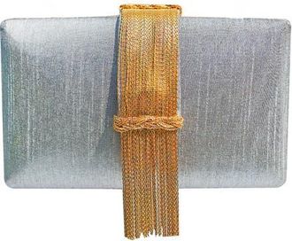 Simitri Fringe Clutch in Smokeshow at Nordstrom