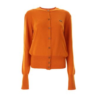 Vivienne Westwood Cardigans, female, Orange, Size: XL Bea Cardigan