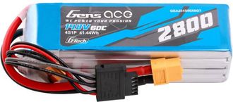 OEM Gens Ace G-tech Soaring 2800mah 14.8v 60c 4s1p Lipo Xt60