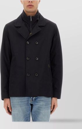 Moorer volmer-kn double-breasted notched lapel side pockets