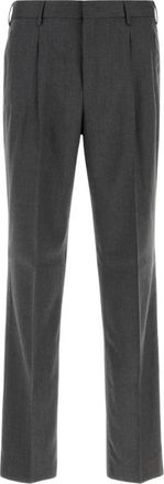 Pantaloni Torino Stretch Wool Pant - Heren - Nette broeken - Grijs - XL - Wol - Broeken