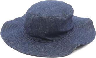 Prada Cappello denim anni 2010 - Blu