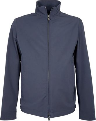 Paul & Shark Typhoon Re-4x 4 Stretch Jas - Heren - Zomerjassen - Blauw - M - Satijn - Jassen