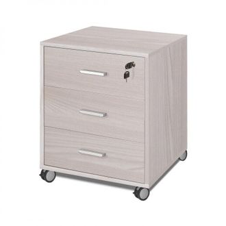 OEM Cajonera De Oficina De Tres Cajones Con Ruedas Olmo 50x41x H70 Cm