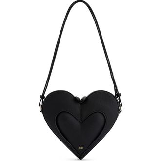 JW PEI Francisca Faux Leather Heart Crossbody Bag in Black at Nordstrom Rack