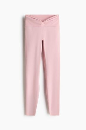 H&M Sports Leggings With Softmove in Mid Blush Pink at Nordstrom, Size Xx-Large