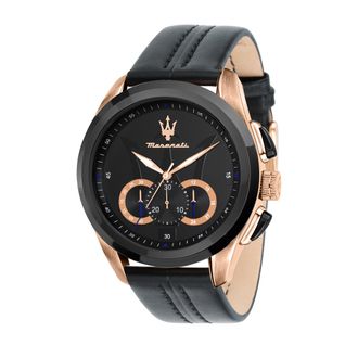 Maserati Horloge Traguardo R8871612025 Zwart