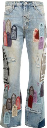 Who Decides War by Ev Bravado Jeans Pastel - Blu