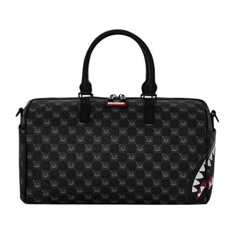 Sprayground Sprayground, Tassen, unisex, Zwart, ONE Size, Sharks In Paris Wtf Mini Duffle