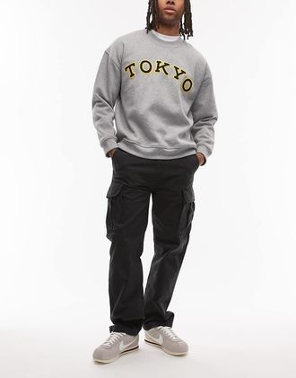 Tommy Jeans Otis - Pantaloni cargo neri extra ampi-Nero