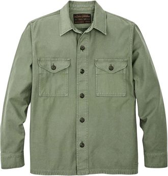 Filson Veelzijdige Field Jac-Shirt - Heren - Zomerjassen - Groen - L - Leer - Jassen