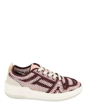 Ferragamo Dennis Crochet Sneakers