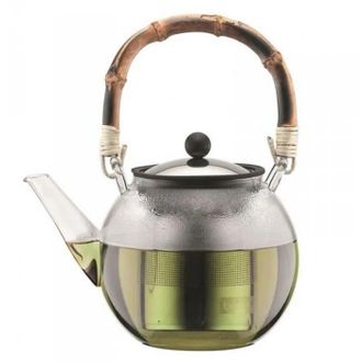 Bodum 11806-139 - Assam - Tetera C/embolo - Mango De Bamboo - 1.0 L - Bodum
