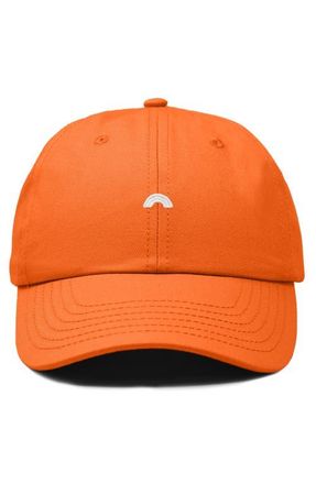 Dalix Lil Rainbow Dad Cap in Orange at Nordstrom