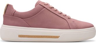 Clarks Womens Hollyhock Walk Sneaker, Mauve Nubuck, 4.5 UK