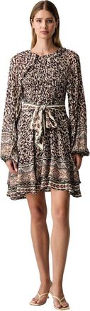 Farm Rio Flared Mini Jurk - Dames - Korte kleedjes - Veelkleurig - XS - Kleedjes