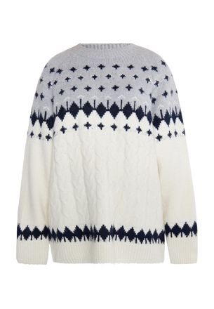 Usha Gebreide trui Dames Wit Veelkleurig