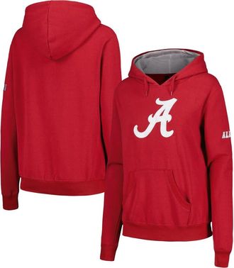 Stadium Athletic Womens Stadium Athletic Crimson Alabama Crimson Tide Big Logo Pullover Hoodie at Nordstrom, Size Xx-Large