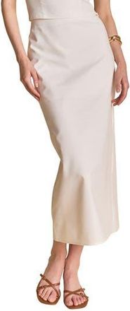 endless rose Linen Maxi Skirt in White at Nordstrom Rack, Size X-Small