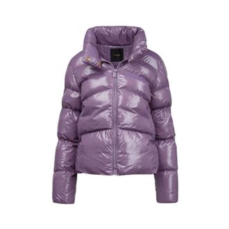 Pinko Winter Jackets, female, Purple, Size: XS Mirco Caban Jacket