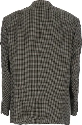 Balenciaga Mens Jacket, Brown Lyocell Blazers