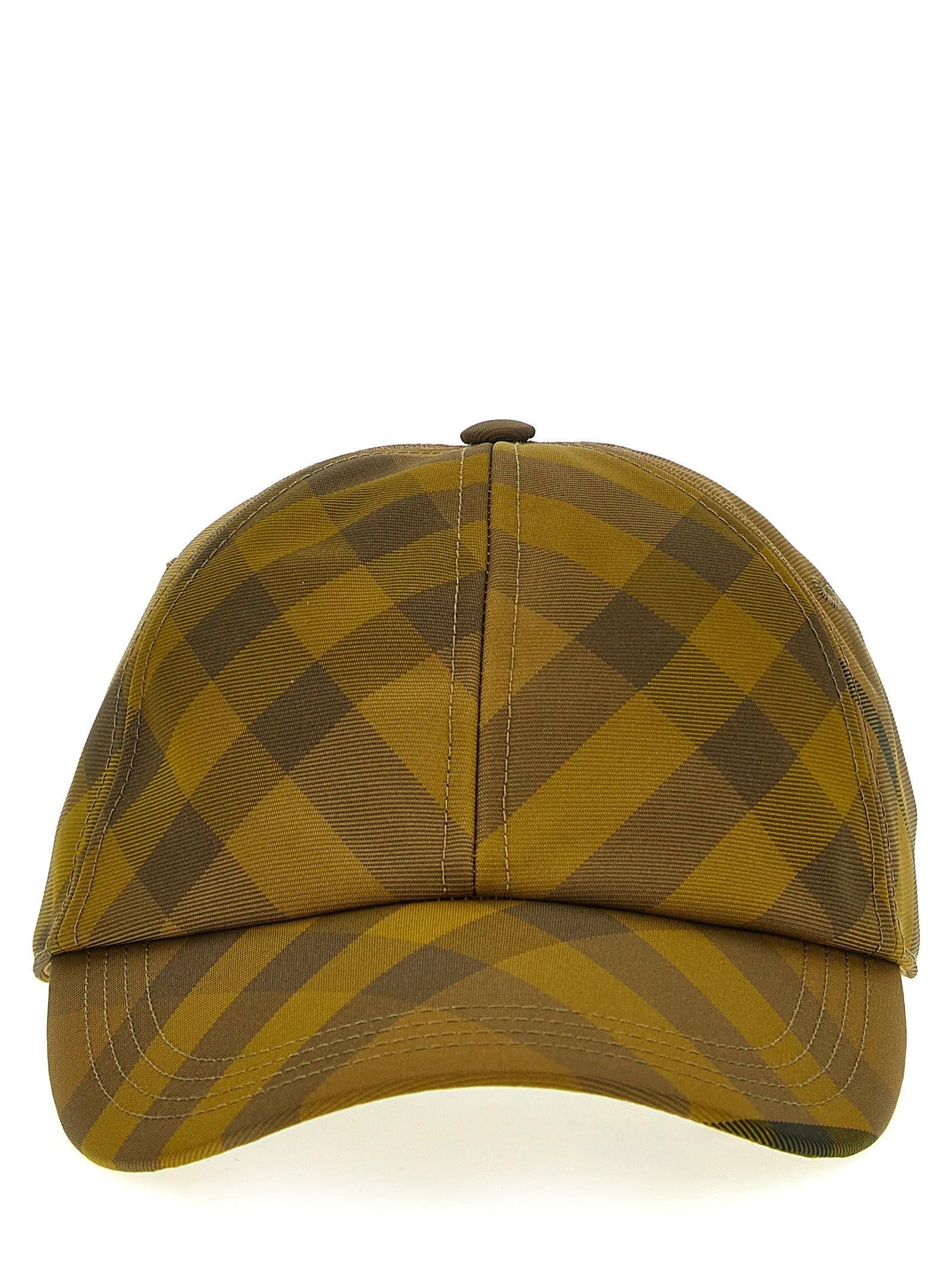 キャップ Burberry BASEBALL CAP WITH TARTAN PATTERN (8079477 B7369) Burberry Unisex Archive-Beige Check Baseball-Style Cap - S