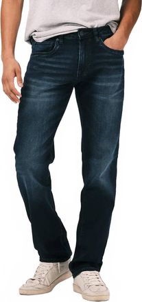 Buffalo David Bitton Straight Leg Six Jeans In Deep Indigo