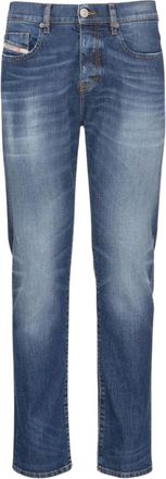 Diesel Mens D-strukt Large Patch Blue Denim Pants Cotton - Size 29 (Waist)
