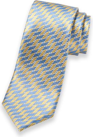 Paul Fredrick Basketweave Woven Silk Tie