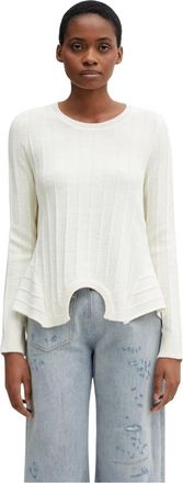Maison Margiela Round-neck Truien - Dames - Ronde hals truien - Beige - M - Truien & Vesten
