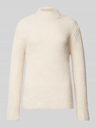 Soyaconcept Strickpullover mit Stehkragen Modell Torino in Beige, Größe M