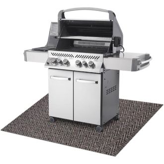 RugsX Rugsx - Magnus 1951 Estera Protectora Para Parrilla Para Terraza, Exterior - Beige Beige 100x180 Cm