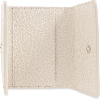 Maison Margiela Leather Wallet, Unisex, Cream