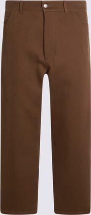 Moschino Camel Cotton Cargo Pants