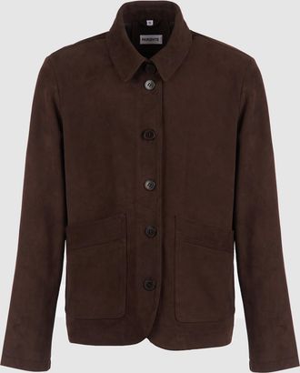 Serge Pariente Veste Cuir Alexandra Vs Brown